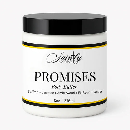 Promises Body Butter - Faith-inspired natural moisturizer with saffron