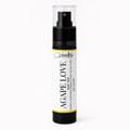 Body mist bottle labeled 'Agape Love' on a white background